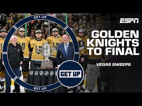 GOLDEN KNIGHTS SWEEP AVALANCHE 🧹 John Tortorella takes Vegas to the Stanley Cup Final | Get Up