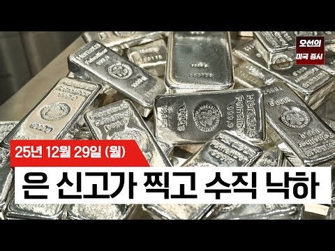 【미국 증시 오늘의 요약】 연말 변동성 폭발… 빅테크 흔들리고 은 8% 급락 - 2025/12/30