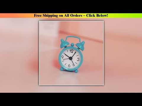 Mini Metal Alarm Clock Creative Student Electronic Alarm Clock Bedside Alarm Clock Portable Travel