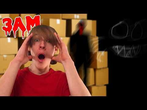 I SPENT 24 HOURS IN WORLD'S MOST HAUNTED BOX FORT **HELP ME** (ATTACKED)