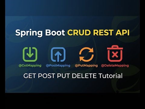 Spring Boot REST API CRUD Tutorial | GET POST PUT DELETE Mapping Full Example
