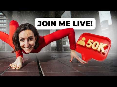 LIVE Flexibility Class + Q&A 🎉 50K Celebration | Chat & Fold with Zohar