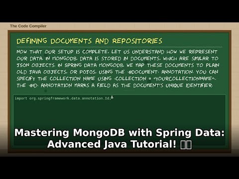 Master MongoDB with Spring Data in Java! 🚀 Advanced Tutorial 2024 🔥