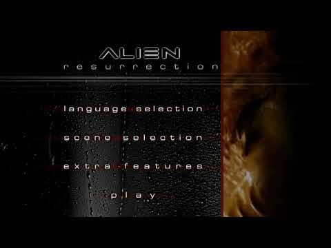 Alien Resurrection (1997) Original 1999 DVD Main Menu