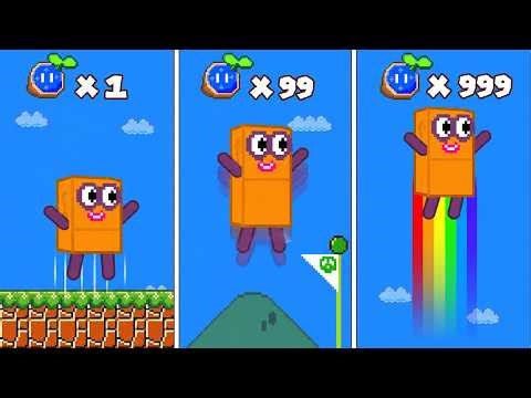 Finish The Pattern? Every Seed Make Number 2 JUMPS HIGHER in Mario Maze | Game Animation