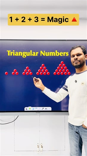 Triangular Numbers explained in 30 seconds #shorts #ssc #cgl #chsl #maths