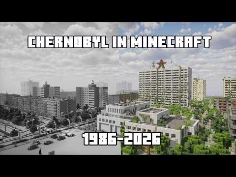 Chernobyl Zone Timeline in Minecraft: 1986 vs 2026