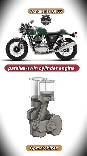 parallel-twin cylinder engine working optimization ☠️ work Continental Gt 650 engine working