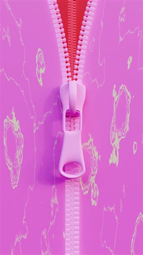 Watch This Zip Transform Into Colors | Endless Loop Animation