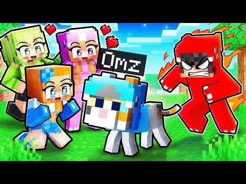 Playing as a BABY KITTEN to Rizz Girls in Minecraft!