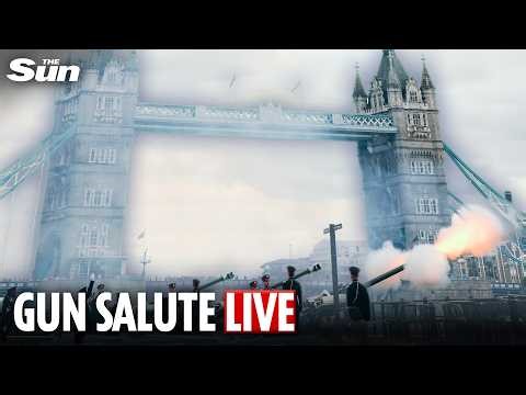 LIVE: Army reservists fire 62-gun salute at Tower of London for Coronation anniversary
