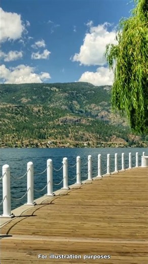 Kelowna lakeside city 🇨🇦 #shorts