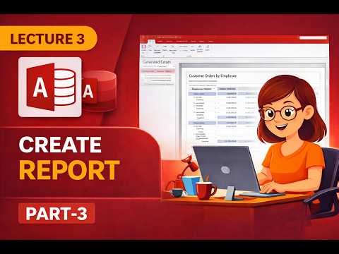 MS Access Tutorial 3 | Create Reports in Minutes (Step-by-Step Guide)