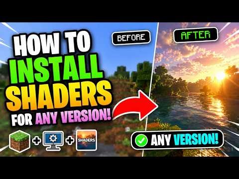 How to Install Shaders for ANY Minecraft Version 2026