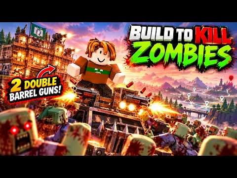 🔥 I Built the Ultimate Zombie Car with 2 Double-Barrel Guns! | Build to Kill Zombies
