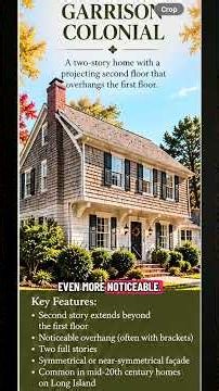 POV: you want to surprise your real estate agent with your knowledge of types of colonials on LI