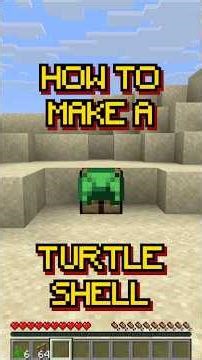 Minecraft: Turtle Shell | Hardest Helmet to Craft | Recipe 212