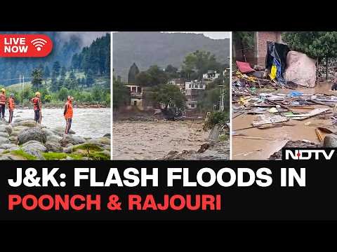 Jammu & Kashmir Floods LIVE | Overnight Rain Triggers Deadly Flash Floods | Poonch | Rajouri