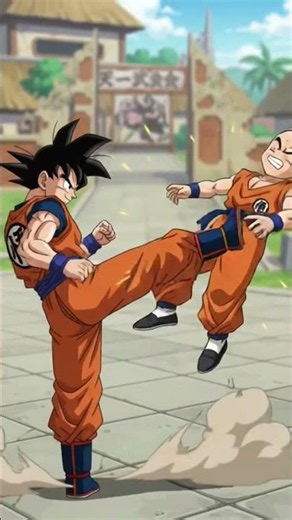 goku vs krillin fight