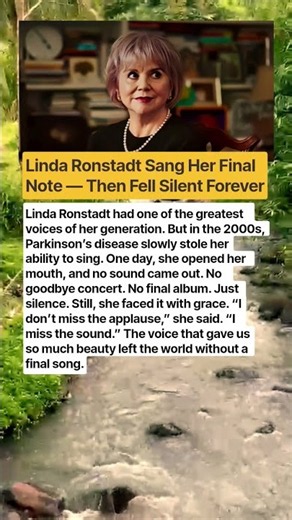 Linda Ronstadt Lost Her Voice to Parkinson’s — The Heartbreaking Silence That Followed Her Final