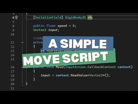 Unity 2D Top Down Player Movement New Input System Tutorial