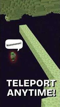 TELEPORT Home Anytime - Escape Danger Quick & Easy! | Minecraft Java #shorts #minecraftshorts