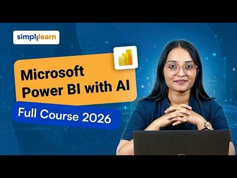 Power BI With AI Full Course 2026 | Power BI With AI Tutorial | Power BI With AI Tools | Simplilearn