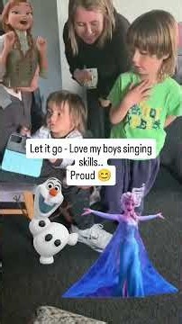 Let it Go( Frozen ) - Family Karaoke session #kidskaraoke
