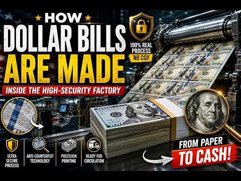 How Money Is Made: Inside America’s High-Security Dollar Factory