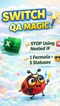 👉 STOP Writing Nested IF 😵 | Excel SWITCH Function #excelformula #excelfeature #exceltutorial