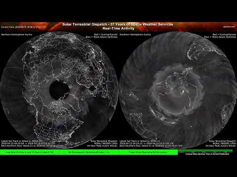 The Sun Now - Coronal Hole Effects Expected 17-23 April