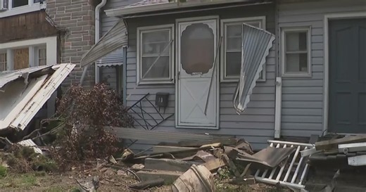 Dundalk homeowner displaced after tractor-trailer slams into neighborhood
