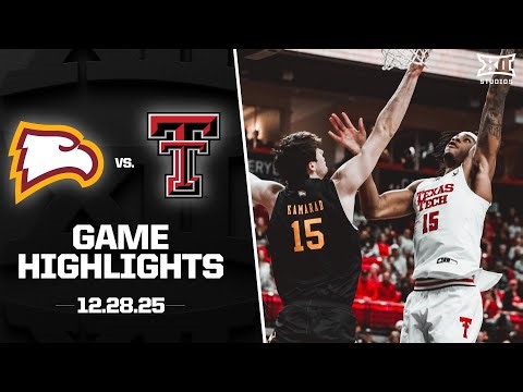 Winthrop vs. #15 Texas Tech Game Highlights | 2025-26 Big 12 Men's Basketball