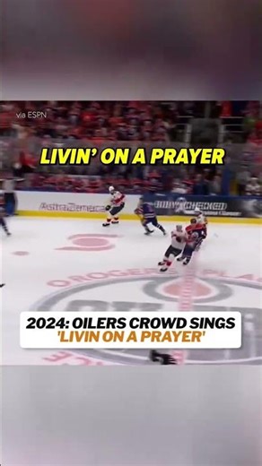 Oilers fans were giving everything they got 🎵