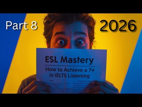 IELTS: Listening 7+ (Part 8) | Passing IELTS in 2026
