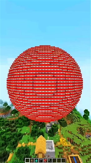 Minecraft zombie villager cubicle tnt explostion🤯💥#minecraft #minecraftshorts #explosion