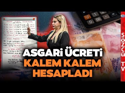 2026 Asgari Ücret Senaryoları! SGK Uzmanı Melis Elmen Tabloda Hesapladı! 'Muhtemelen Bu Oran Olur'