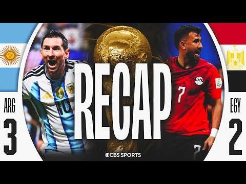 2026 FIFA World Cup: Argentina stuns Egypt with incredible comeback in Round of 16