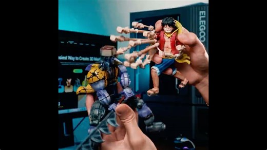 AI turned my 2D Luffy into 3D and I'm shocked #ai #onepiece