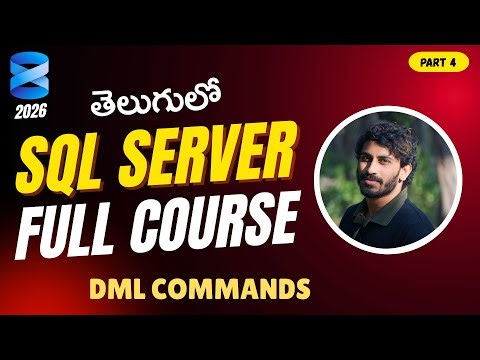 SQL DML Commands in Telugu SQL Full Course Beginner to Advanced Industry Standards