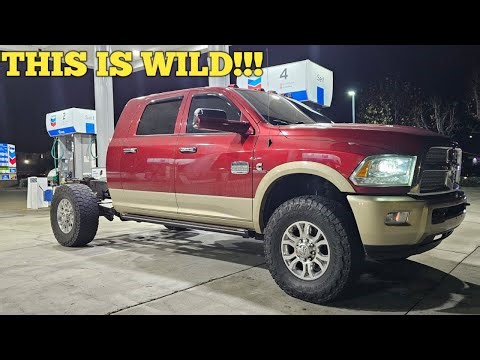 CONVERTING MY RAM 3500 DUALLY TO SINGLE REAR WHEEL PT. 1