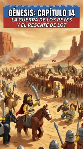 La guerra de los reyes y el rescate de Lot | Génesis 14 en LEGOS