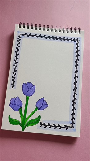Easy front page design idea #frontpage #coverpage