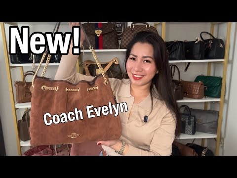 NEW COACH EVELYN REVIEW#bagcollection #unboxing