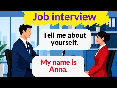 Learn English Through Job Interview Conversation | Beginner to Intermediate 💜