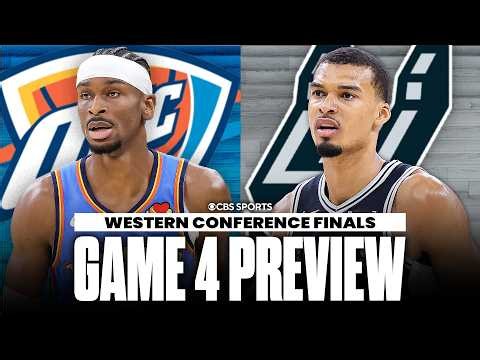 Western Conference Finals Game 4 Preview: Thunder vs Spurs | Predictions & Pick to Win ✅