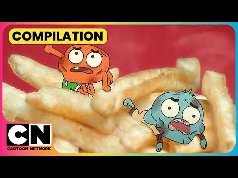Gumball's Craziest Food Adventures🍔| Food Moments | The Wonderfully Weird World Of Gumball⚽|@cnindia