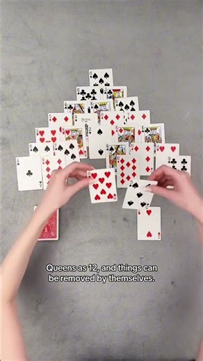 Here’s how to play Pyramid Solitaire #solitaired #solitaire #cardgames