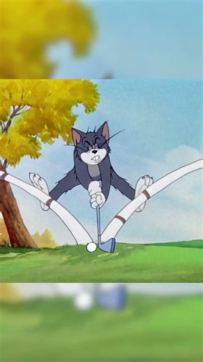 A perfect swing by Tom 🏌️‍♂️⭐️ #TomandJerry #ClassicCartoons #Cartoonito #shorts