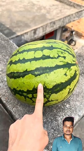 Experiment: Will a watermelon explode if it rolls off a tall building? 🍉💥#shorts